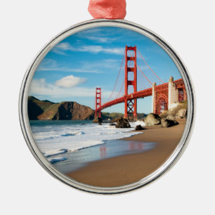 Golden Gate Bridge San Francisco Metal Tree Decoration