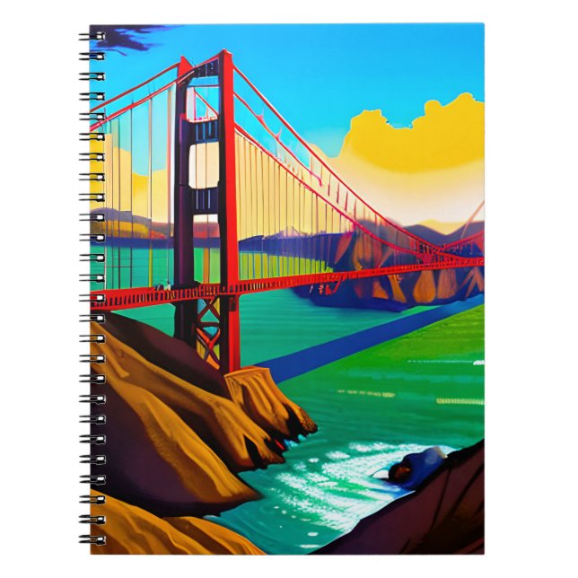 Golden Gate Bridge, San Francisco   Notebook (Front)