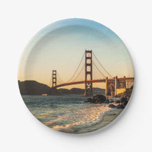 Golden Gate Bridge, San Francisco Paper Plate