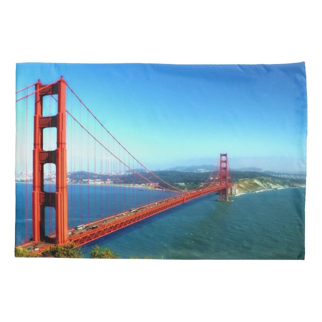 Golden Gate Bridge - San Francisco Pillowcase (Back)