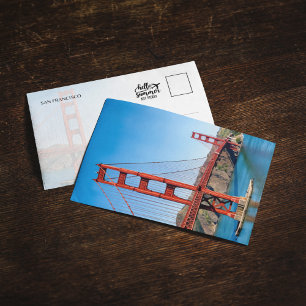 Golden Gate Bridge San Francisco Postcard