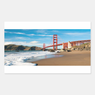 Golden Gate Bridge   San Francisco Rectangular Sticker