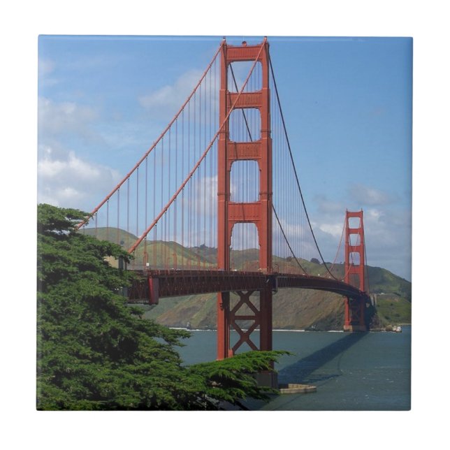 Golden Gate Bridge, San Francisco Tile (Front)