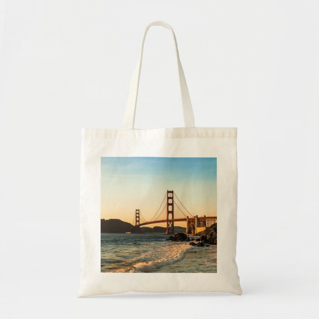 Golden Gate Bridge, San Francisco Tote Bag (Front)