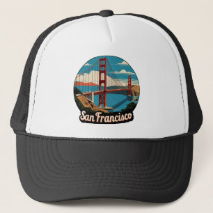 Golden Gate Bridge San Francisco Trucker Hat