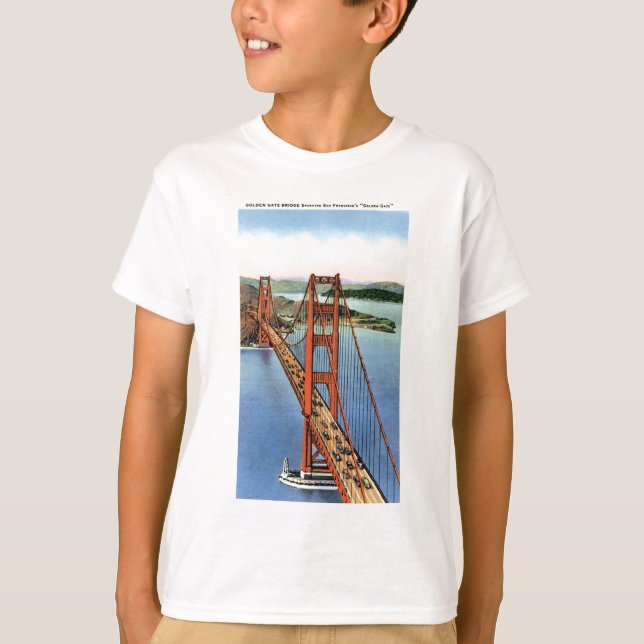 Golden Gate Bridge, SF, Ca T-Shirt (Front)