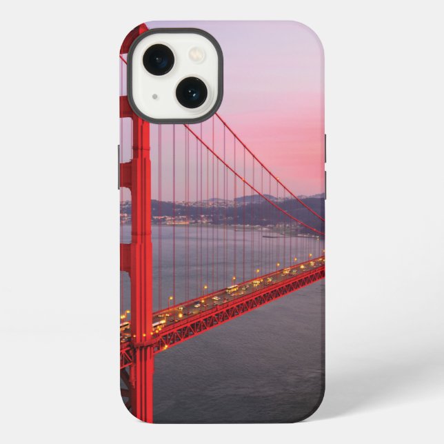 Golden gate bridge throw pillow iPhone case (Back)