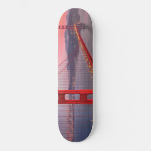 Golden gate bridge throw pillow skateboard