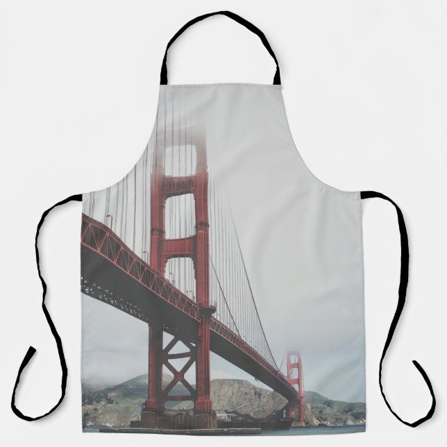 GOLDEN GATE BRIDGE UNDER BLUE SKY AT DAYTIME APRON (Front)