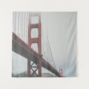 GOLDEN GATE BRIDGE UNDER BLUE SKY AT DAYTIME TAPESTRY