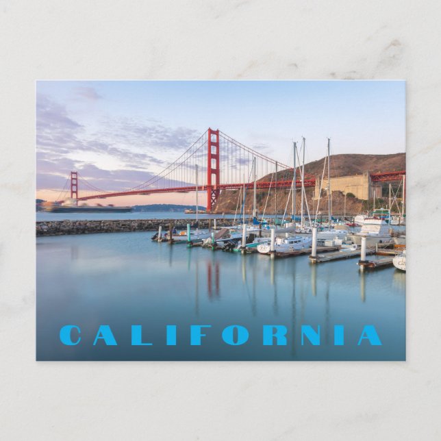 Golden Gate California Postcard (Front)