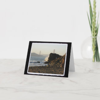 Golden Gate from China Beach Card