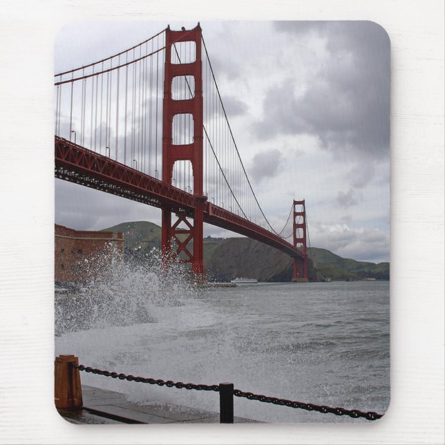 Golden Gate From Fort Point Mouse Mat (Front)