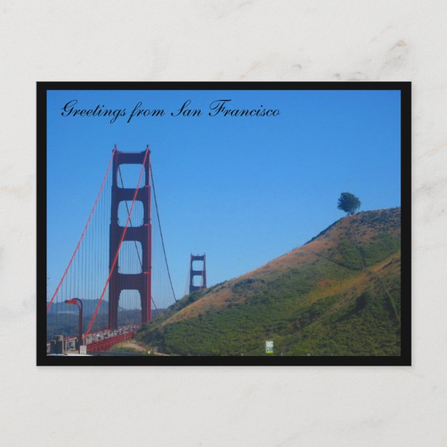 golden gate greetings postcard (Front)