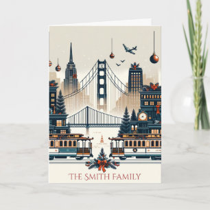 Golden Gate Holiday, San Francisco Christmas Holiday Card