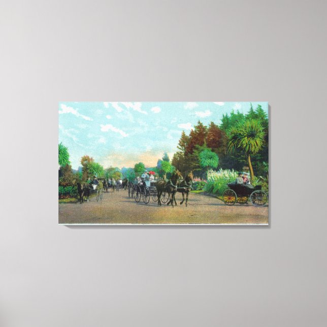 Golden Gate Park Driveway View Canvas Print (Front)