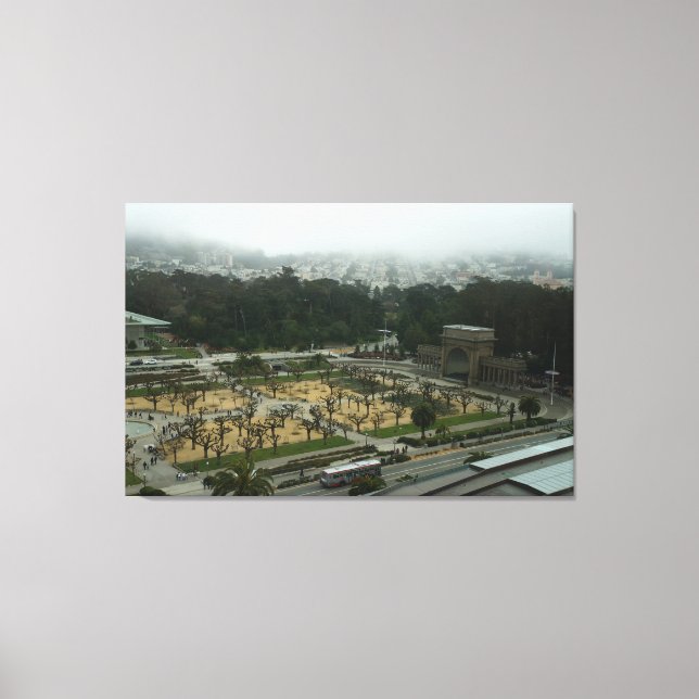 Golden Gate Park Music Concourse Canvas (Front)