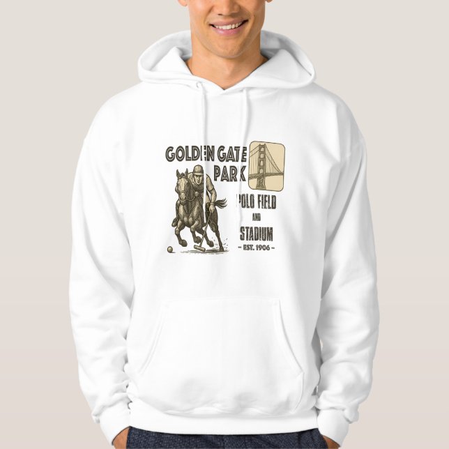 Golden Gate Park Polo Field San Francisco Hoodie (Front)