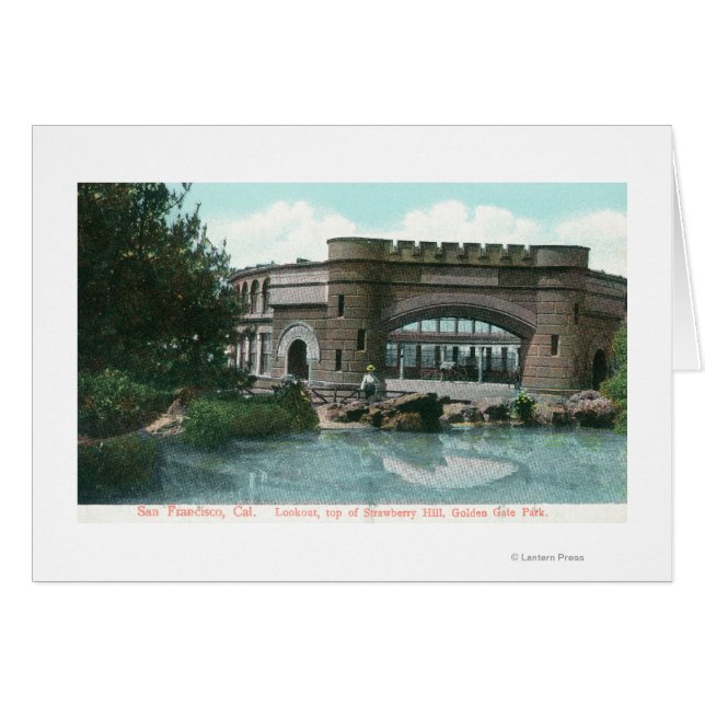 Golden Gate Park Strawberry Hill Lookout View (Front Horizontal)