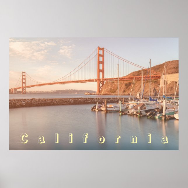 Golden Gate Sunrise Poster (Front)