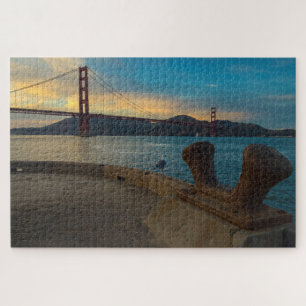 Golden Gate Sunset Jigsaw Puzzle