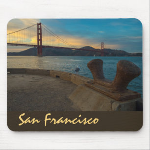 Golden Gate Sunset Mouse Mat