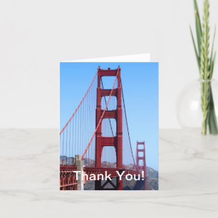 Golden Gate Thank You Card