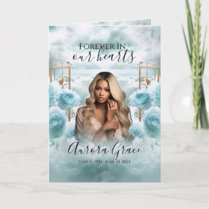 Golden Gates of Heaven Memorial Funeral Program  Programme