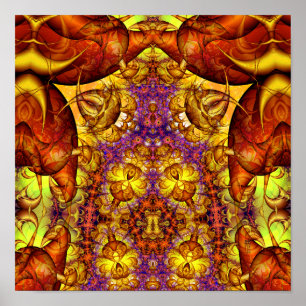 Golden Gateway Experiment 4 (12 by 12) Art Print