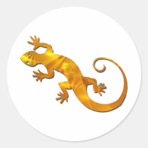 Golden Gecko Stickers