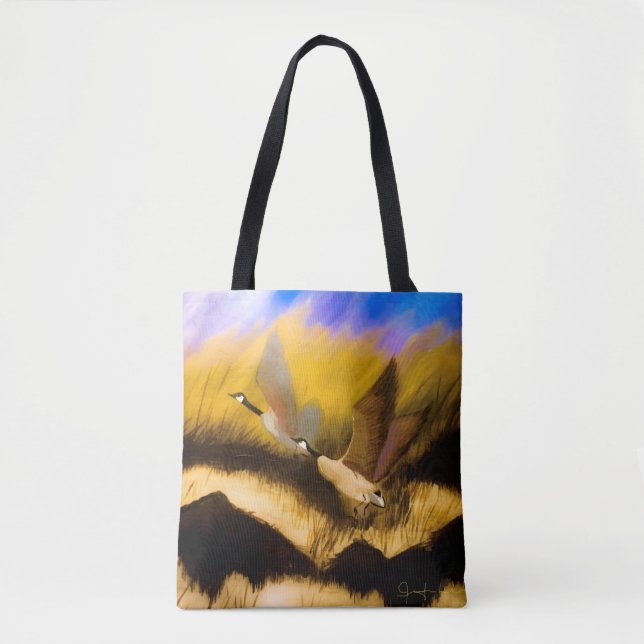 Golden Geese Tote Bag (Front)