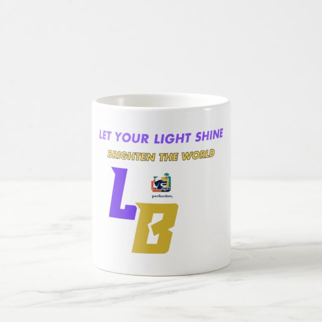  Golden Geometric Illusions Coffee Mug (Center)
