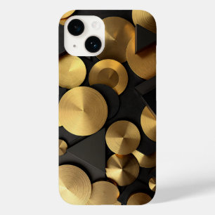 Golden Geometric Luxury Abstract Case-Mate iPhone 14 Case