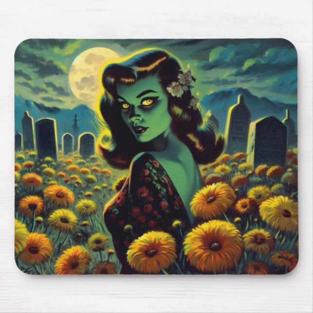 Golden Ghoul Mouse Mat (Front)