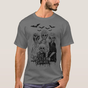 Golden Ghouls Family Witches Funny Halloween 2023  T-Shirt
