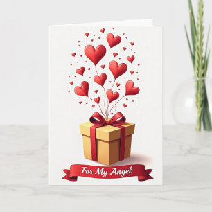Golden Gift Birthday Card