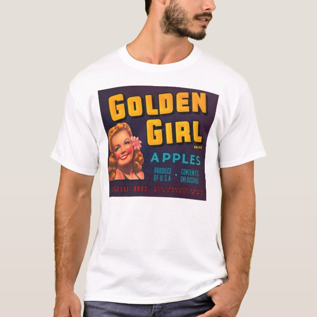 Golden Girl Apples T-Shirt (Front)