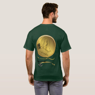 Golden Girl Artwork Tee - Vintage Woman Portrait