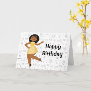 Golden Girl Birthday Card