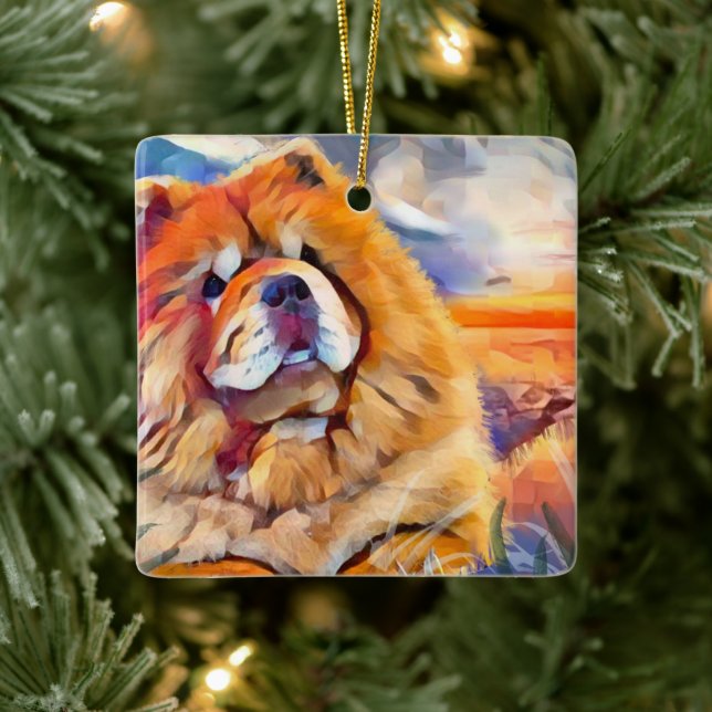 GOLDEN GIRL  ceramic ornament (Tree)