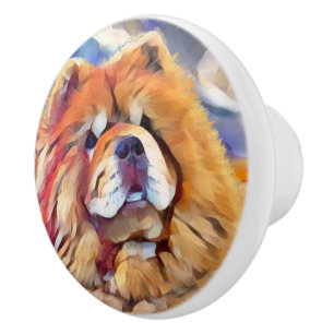 GOLDEN GIRL   Chow Ceramic Pull