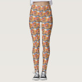 Agility quotes with multi colored paw prints leggings