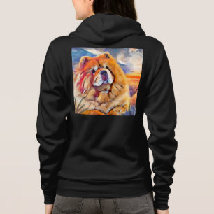 GOLDEN GIRL  Chow  zip hoodie