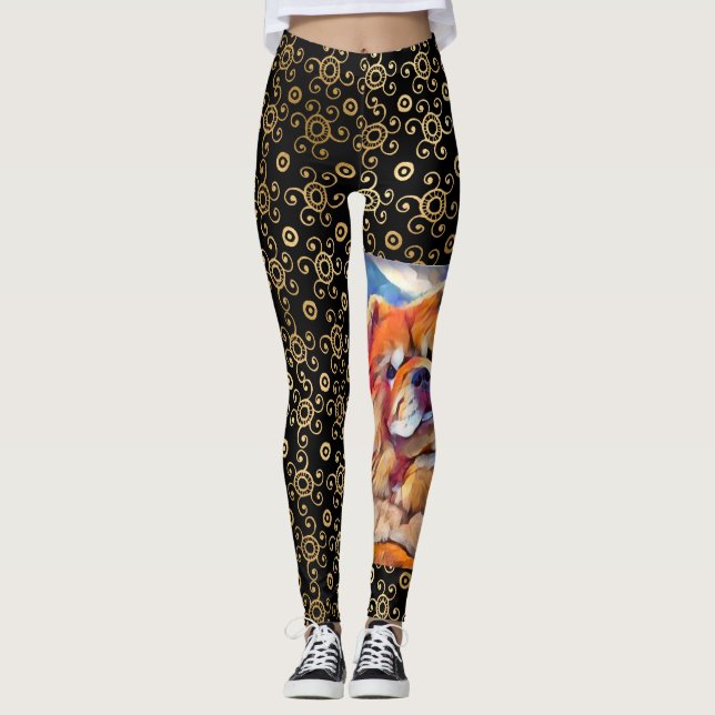 GOLDEN GIRL custom for Joanne Leggings (Front)