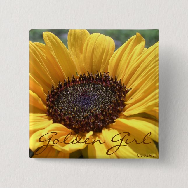 "Golden Girl" Pin (Front)