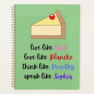 Golden Girls Life Wisdom Planner