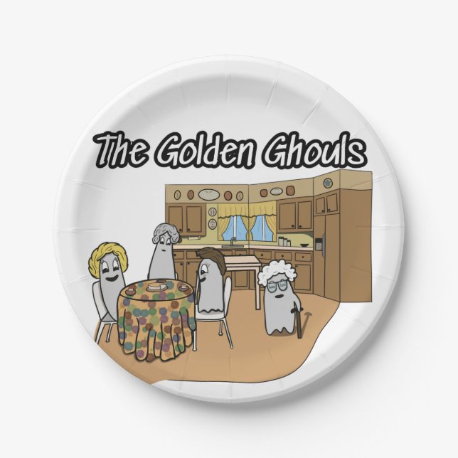 Golden Girls Themed Paper Plates for Party (Front)