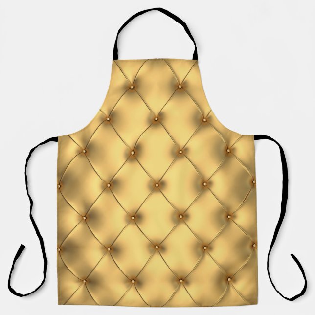 Golden Glamour: Luxurious Interior Decor. Apron (Front)