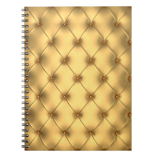 Golden Glamour: Luxurious Interior Decor. Notebook (Front)