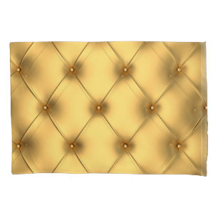Golden Glamour: Luxurious Interior Decor. Pillowcase